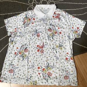 2X Floral polo from Lands End